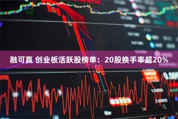 融可赢 创业板活跃股榜单：20股换手率超20%